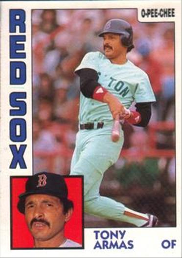 1984 O-Pee-Chee Baseball Cards 105     Tony Armas